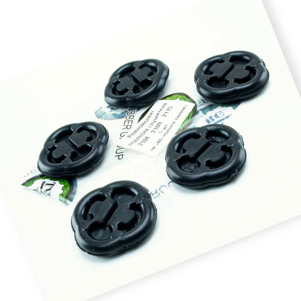 Гумки глушника 2108 (к-т) RG кріплення Мукачево - фото 1