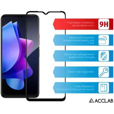 Стекло защитное ACCLAB Full Glue Tecno Spark 10 (1283126580550) Винница