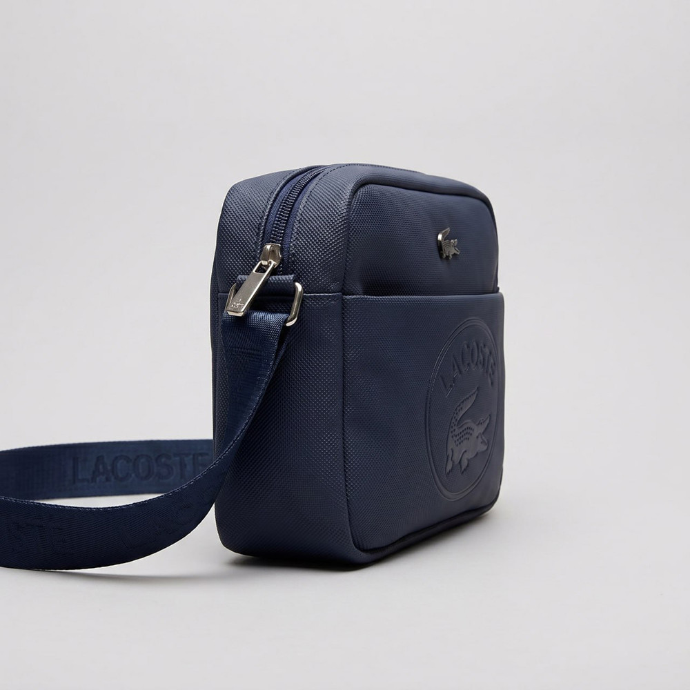 Мужская борсетка, сумка на плечо Lacoste (82413) blue Киев - изображение 4
