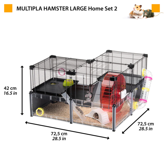 Клітка для хом'яків і мишей з аксесуарами Ferplast Multipla Hamster Large (Ферпласт Мультипла Хамстер) Запоріжжя