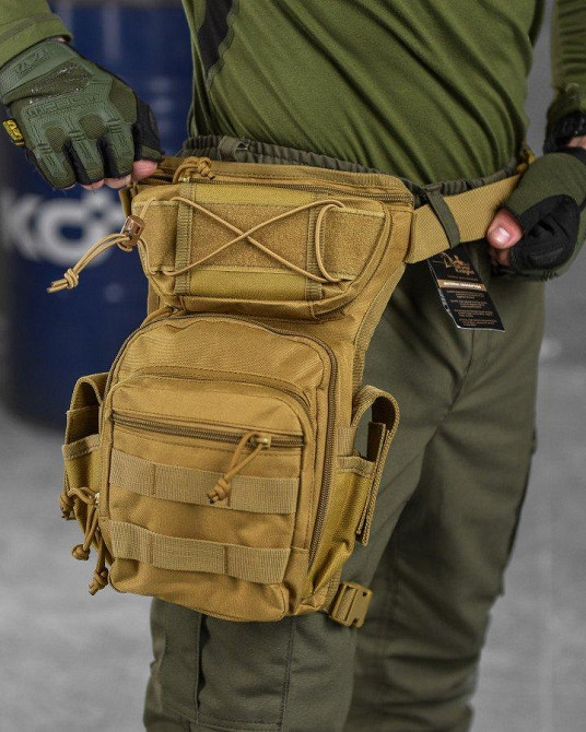 Тактична Сумка поясна на ногу roulette cayot Одеса - фото 1