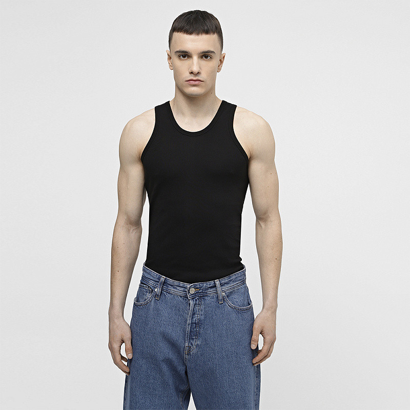 Майка чоловіча чорна 100% бавовна CHIKISS CMV 100/004 4XL Київ - фото 1