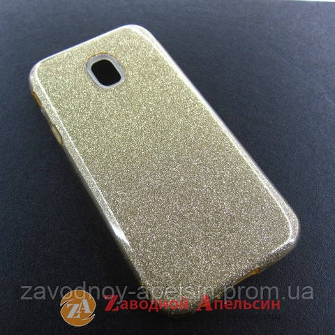 Samsung J3 2017 J330 чохол Shining блискітки gold Одеса - фото 1