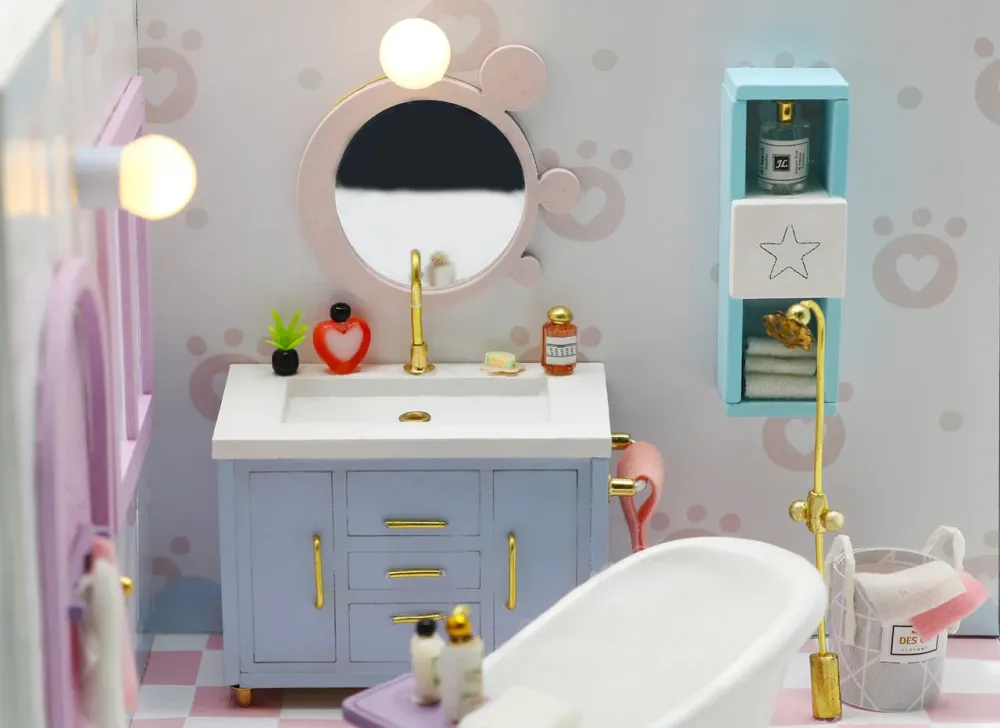 3D Румбокс DIY DIY House «Лавандовий сон» + Пилозахисний купол (S2010) Київ - фото 8