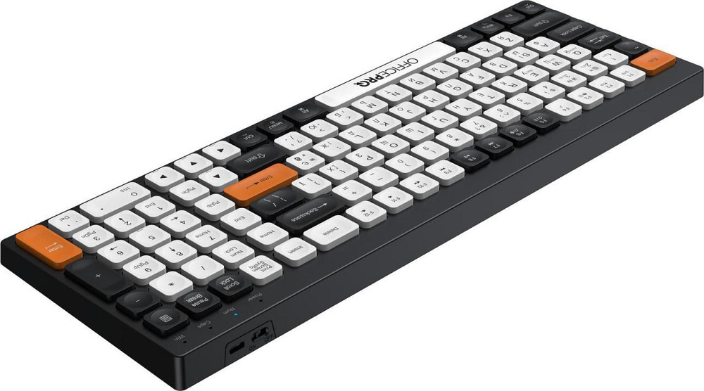 Клавіатура бездротова OfficePro SK985BO Bluetooth Black/White ( 11714 ) Харків - фото 1