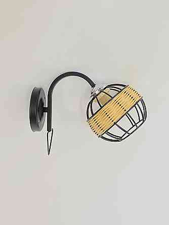 Настінне бра на 1 плафон B-91179A/1 чорний+хром Коломия