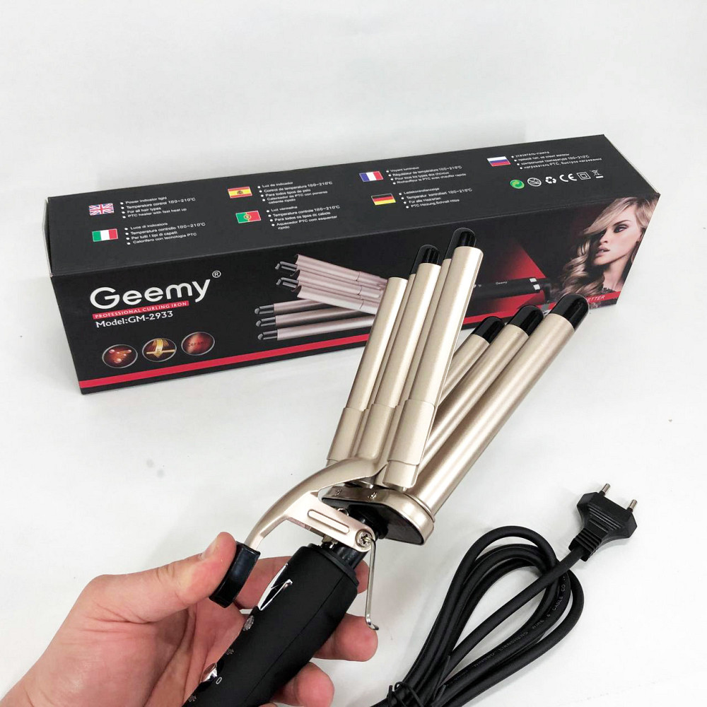 Плойка спіральна для завивки волосся, Плойка для гладкого волосся і локонів Сучасна завивки SL-20 Львів - фото 10