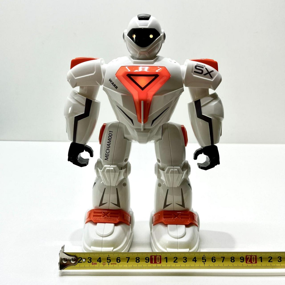 Робот на пульті керуванні танцює музика звук на англійській світ програмований Білий з помаранчевим (G26) Чернігів - фото 8