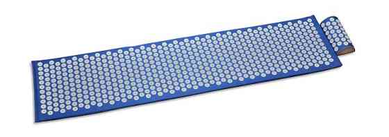 Аплікатор Кузнєцова Набір серія Eko-Max Синій (Килимок 40х167 см + Валик 36х15х8 см+ Чохол) – Масажний комплект для релаксації Івано-Франківськ