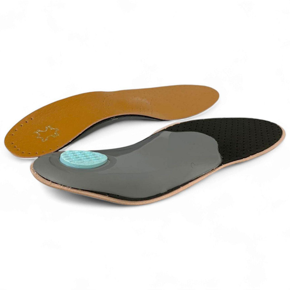 Ортопедические стельки Insoles Health с супинатором, кожаные, анатомические, для поддержки стопы, разные разме Харьков - изображение 4