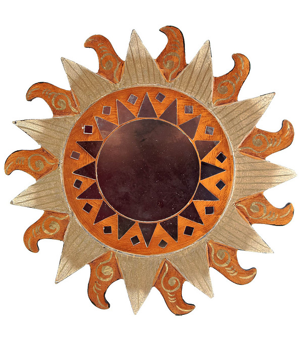 Зеркало настенное мозаичное Солнце Киев - изображение 1