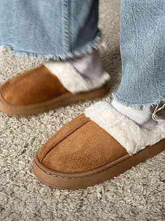 Жіночі пухнасті зимові тапочки на платформі Platform 38-39 Вінниця