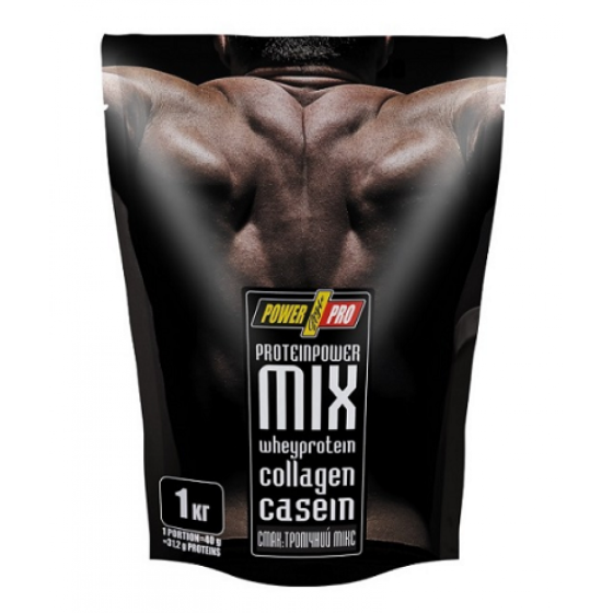 Комплексный протеин Power Pro Whey Protein MIX 1000 гр тропик Киев
