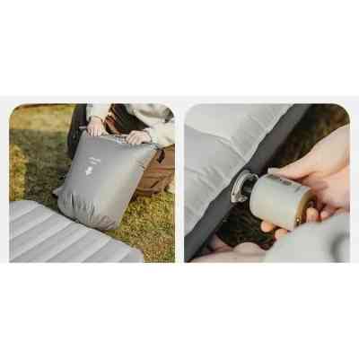 Матрас надувной Naturehike CNK2450WS034, 198х68х9.5 см, коричневий, із мішком для надування (6927595798881) Вінниця