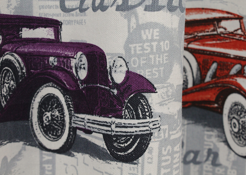 Комплект готових фото-штор VR-Textil Classic Car № 1499ш Різнобарвний 150х270 см 2 шт (33-0397) Київ - фото 8