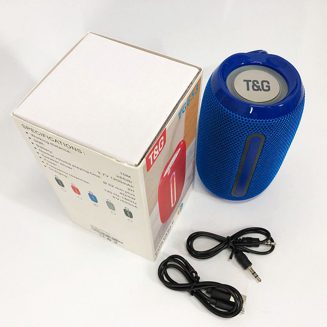 Портативная колонка с Bluetooth TG653, Блютуз колонка с флешкой и радио, Музыкальные колонки VO-783 для улицы Киев - изображение 9