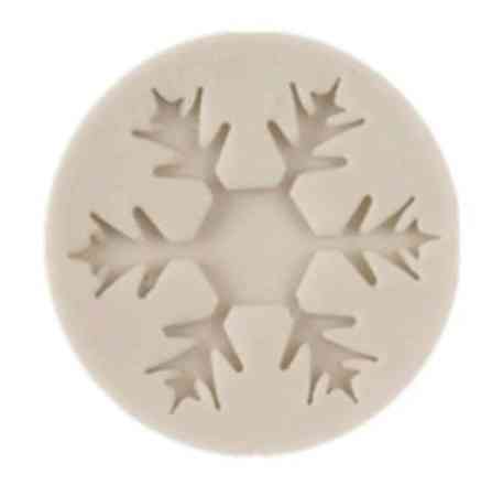 Молд Снежинка для мастики 4 см серый Киев