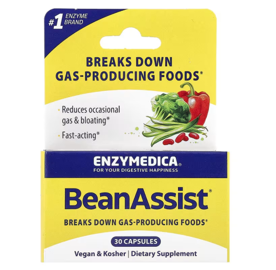 Фермент для переваривания сложных углеводов (BeanAssist) 30 капсул Киев