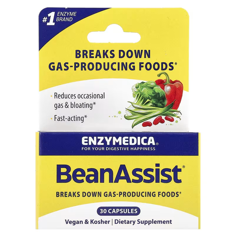 Фермент для переваривания сложных углеводов (BeanAssist) 30 капсул Киев - изображение 1