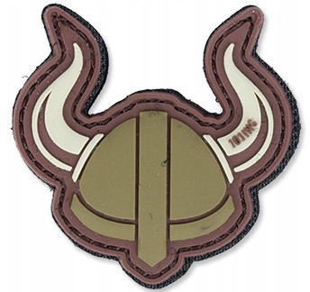 Шеврон 3D PVC на липучке 101Inc Viking helmet 