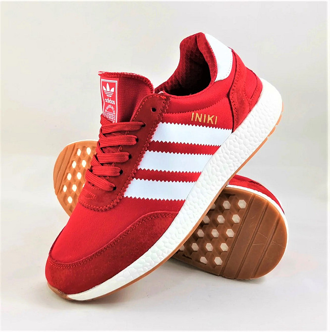 Кроссовки Adidas Iniki Runner Boost Красные Женские Адидас (размеры: 38) Видео Обзор Днепр - изображение 8