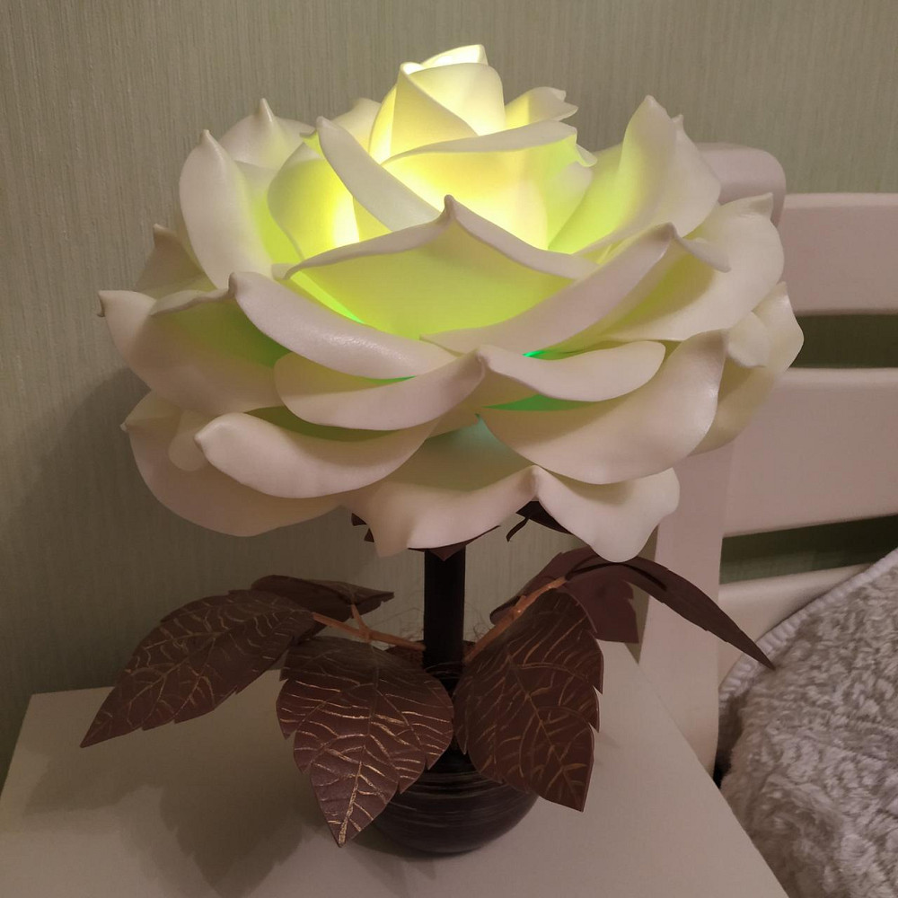 Світильник-нічник "Ванильна троянда" Дніпро - фото 1