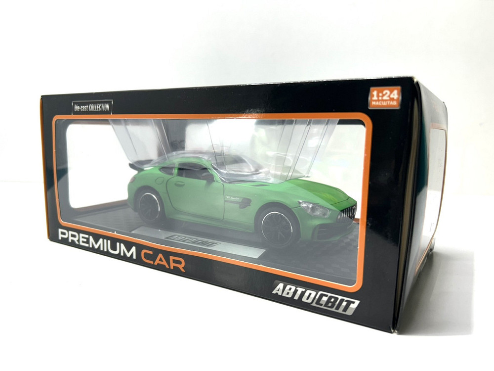 Машина Автосвіт Mercedes SL-class інерційна відчиняються двері капот багажник 20см Зелена (AP-1840) Чернигов - изображение 2