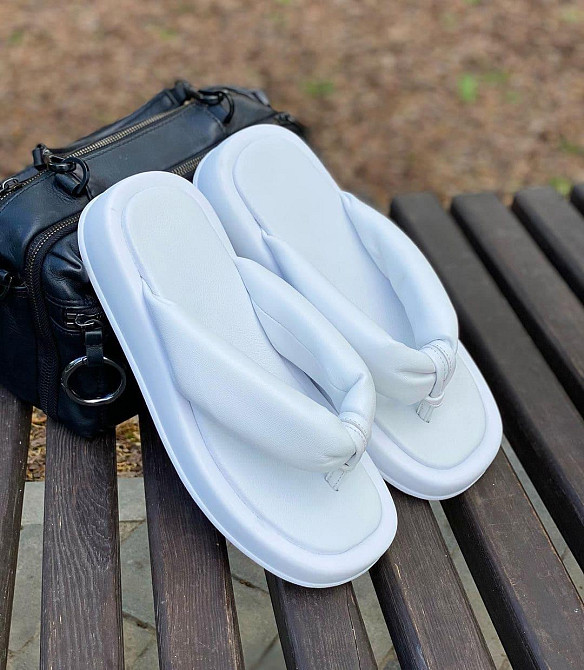 VIFEST Шльопанці жіночі VIFEST 2017 білі (літо, шкіра натуральна) (4687) Коломыя - изображение 8