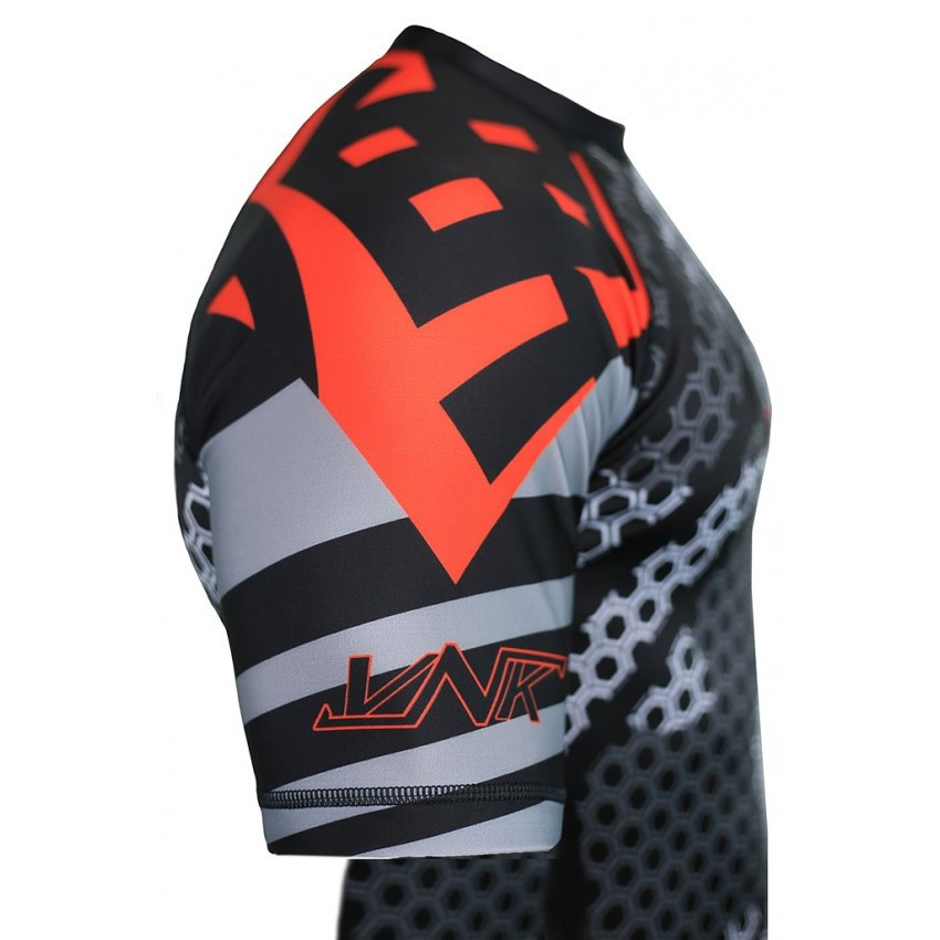 Рашгард спортивный мужской для тренировок единоборств кроссфита, Рашгард с коротким рукавом VNK РАЗМЕР L Київ - фото 2