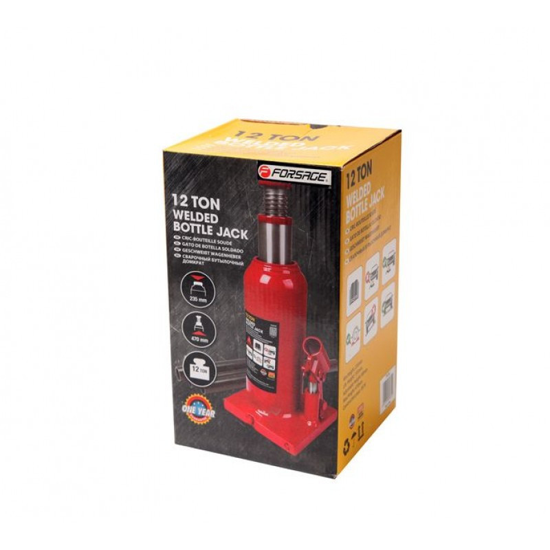 Домкрат 15т (230-460мм) пляшковий з клапаном Одеса - фото 2