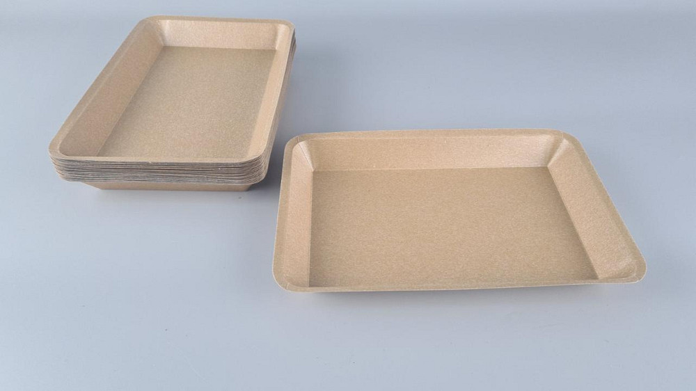 Лоток з харчового картону "KRAFT" 800 мл 275 *185*25 (25 шт) Харків - фото 1