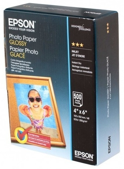 Папір Epson 100mmx150mm Glossy Photo Paper, 500 арк Киев - изображение 1