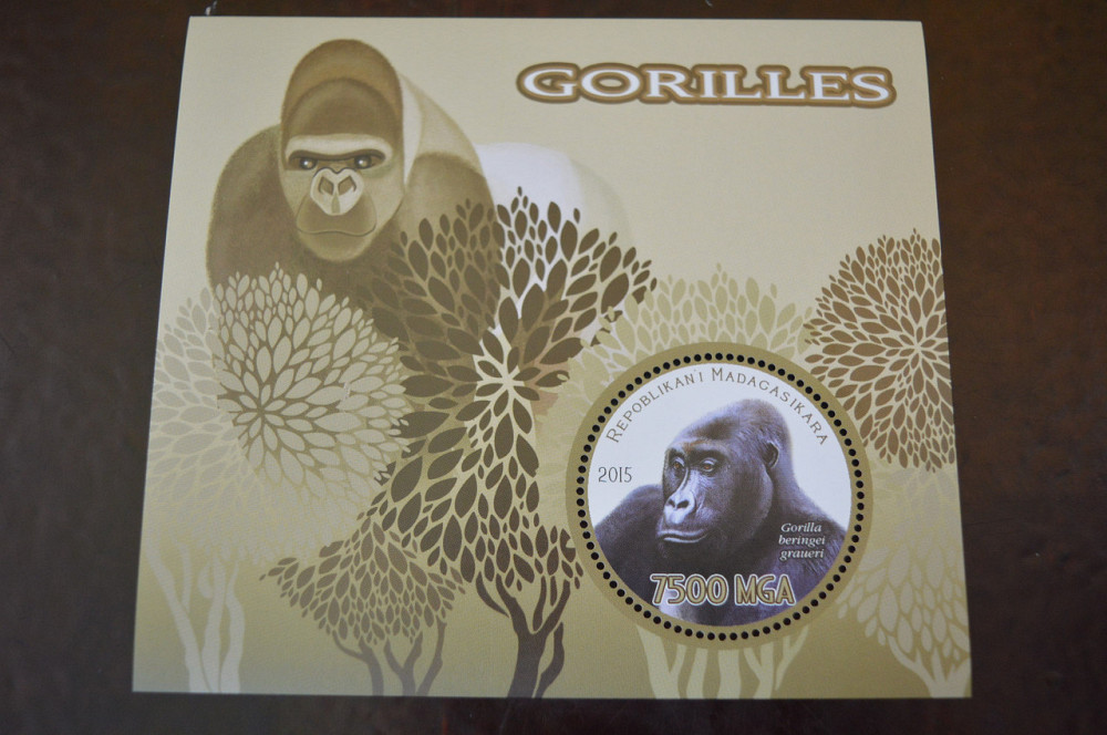 Мадагаскар. Марки. Фауна. Блок. 2015 рік (А-22) Полтава - фото 1