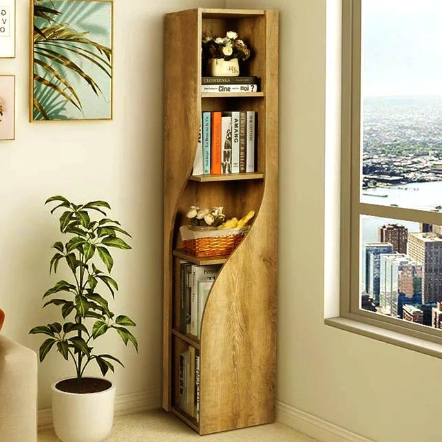 Стелаж кутовий "Кортні" сієна Миколаїв - фото 1