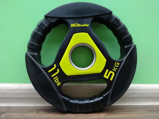 Диск поліуретановий 5 кг на гриф 50 мм Zelart TA-2677-5 Київ