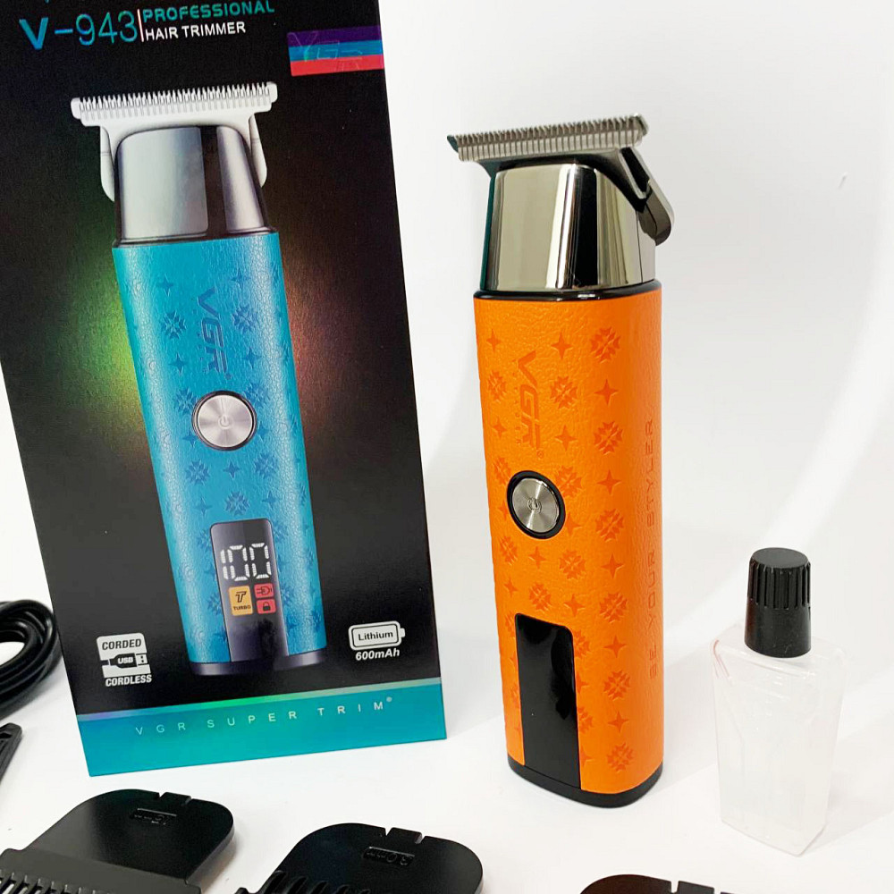 Машинка-тример для стрижки беспроводная VGR V-943, Електромашинка для стрижки, Подстригательная машинка WY-49 Львов - изображение 3