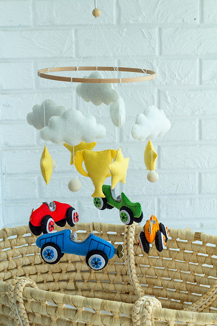 Музичний мобіль WoollyFox «Круті тачки» з 35 мелодіями Київ - фото 6