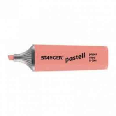 Маркер Stanger текстовий, 1-5мм, пастель, червоний 10 шт (MARKER-TXT-STPASTR10) Вінниця