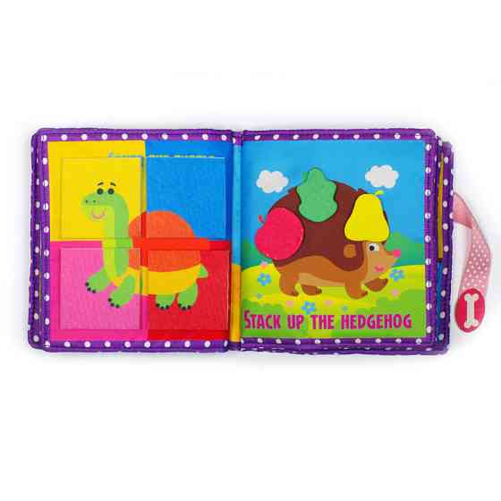 Розвиваюча книжка-шаруділка "Цуценя" 823413 з липучками Вінниця