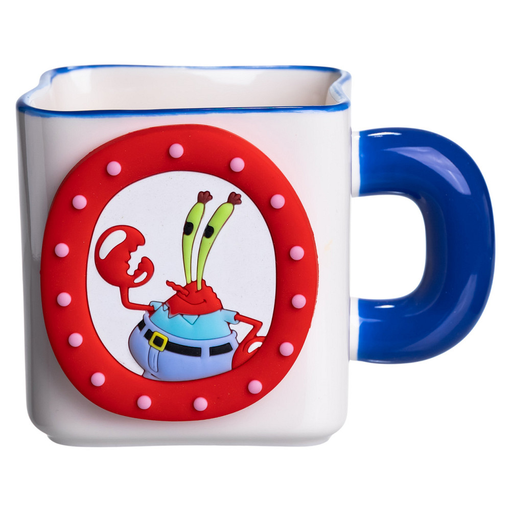 Yiwu Порцелянова чашка "Містер Крабс" з магнітним декором 500 мл, Кружка дитяча чашка із порцел Коломия - фото 5