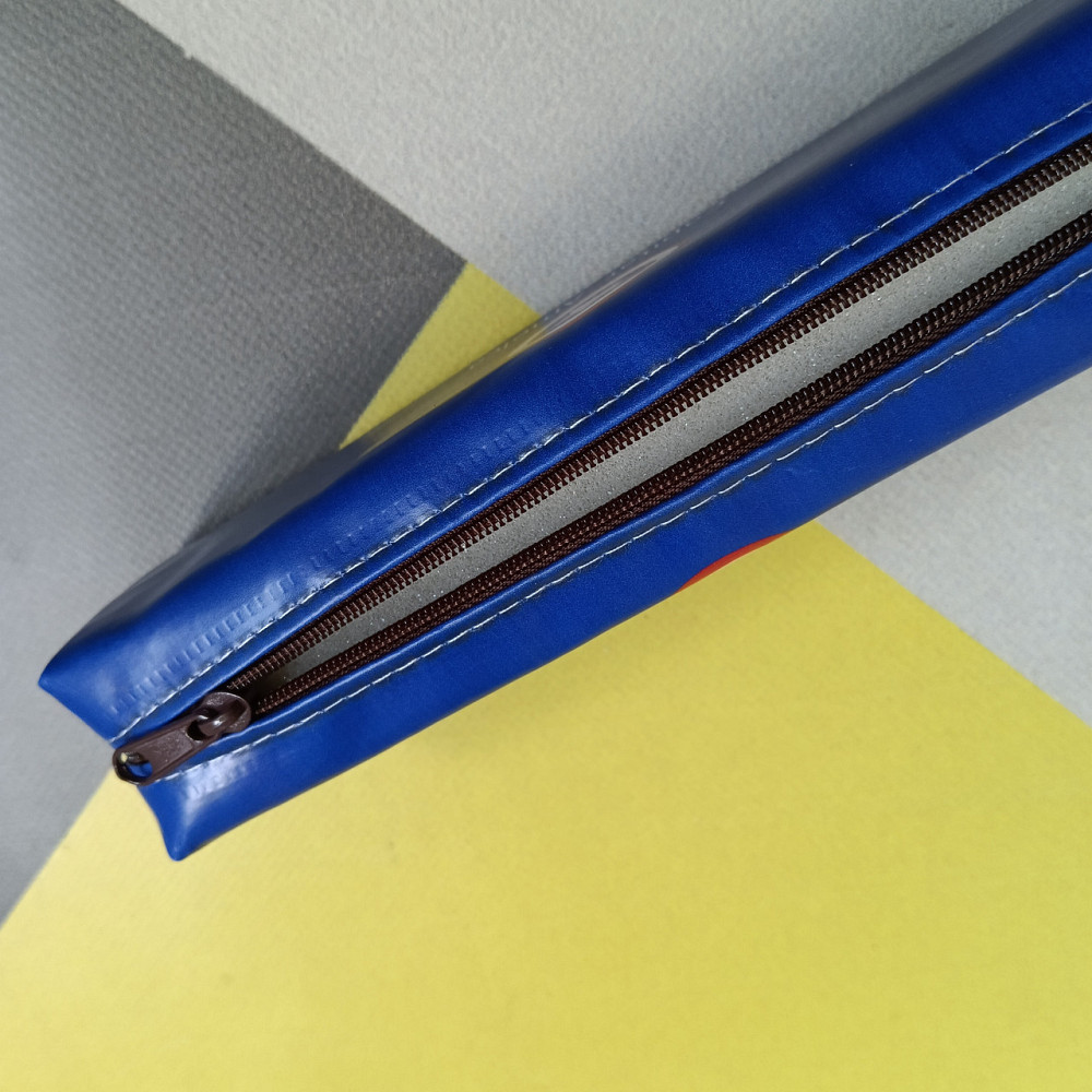 Пенал шкільний для хлопчиків синій Київ - фото 2