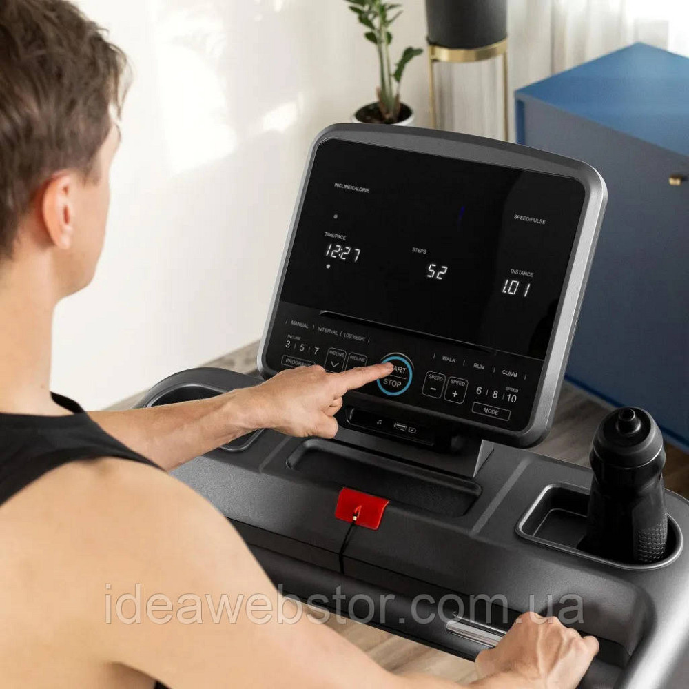 Беговая дорожка GYMTEK XT850 электрическая складная для дома 20 км/ч с автоматическим наклоном амортизацией двигателем 4 к.с. до 1 Киев - изображение 17