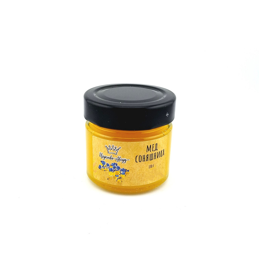 Мед домашний, подсолнечный, с украинской наклейкой. Вес – 130 граммов Одесса - изображение 2
