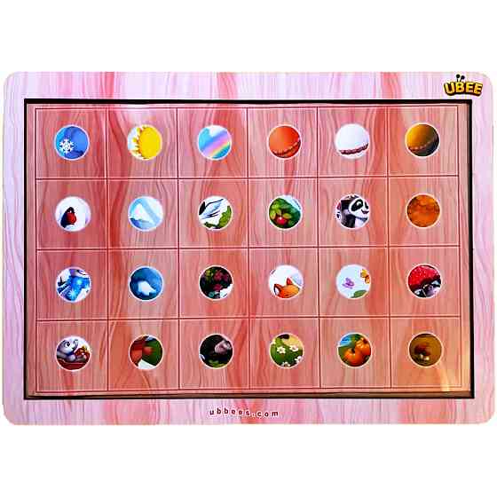 Настольный развивающий Пазл-вкладыш