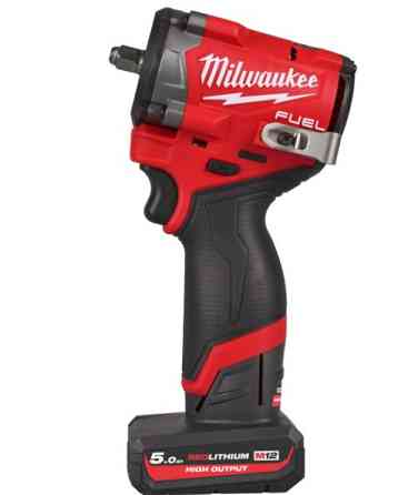 Гайковерт аккумуляторный 3/8' MILWAUKEE с кольцом M12 FCIWF38G3-502X, 745Нм (зарядное устройство, 2 аккум. Х 5Ач, HDкейс) Одесса