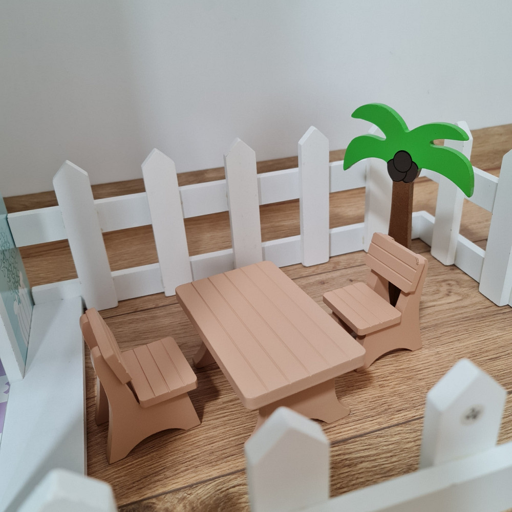 Кукольный домик деревянный игровой для Барби AVKO Вилла Севилья + кукла Киев - изображение 9