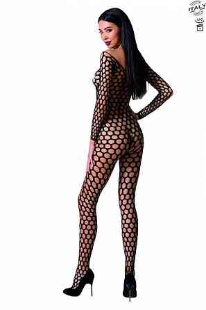 Бодистокинг с крупной сеткой Passion BS077 black Sex Aura Киев