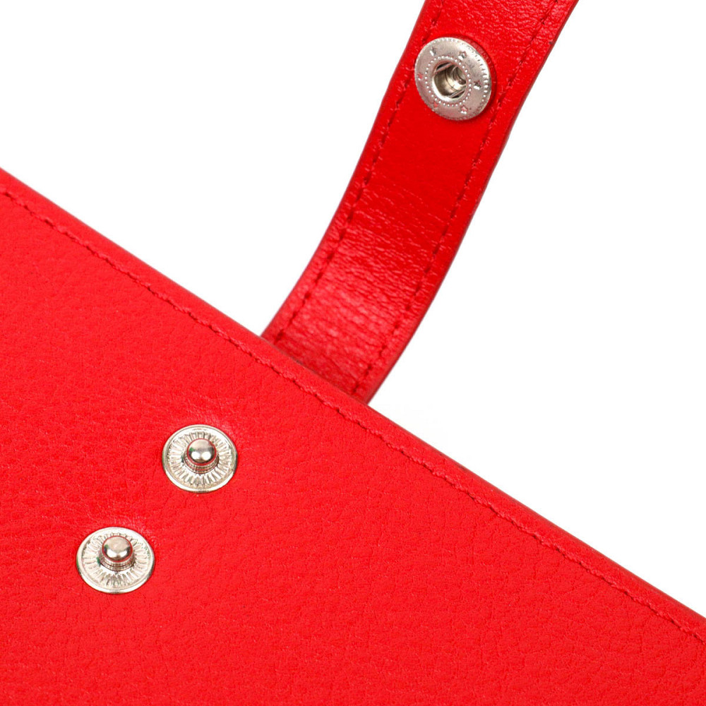 Вертикальне тонке портмоне для жінок із натуральної шкіри Tony Bellucci 22035 Червоний Київ - фото 7