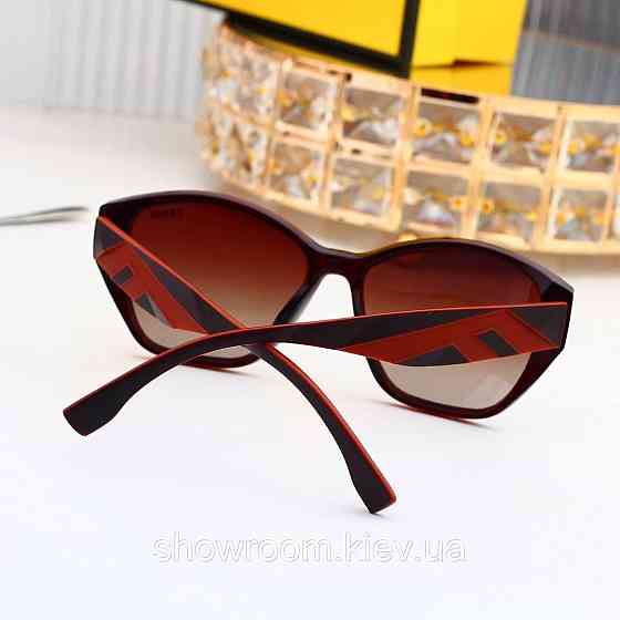 Жіночі сонцезахисні окуляри з поляризацією Fendi (8817) brown Київ