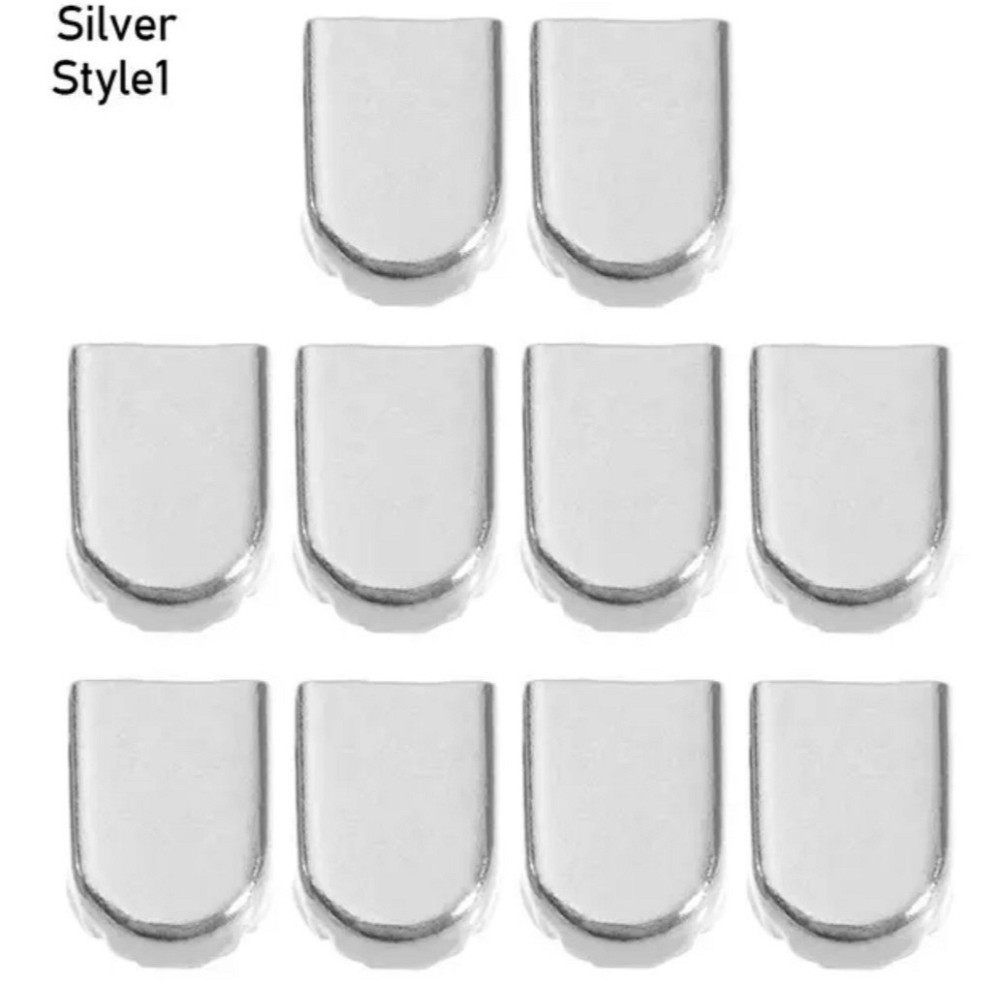 Фіксатори на шнурки Сріблястий Сміла - фото 1